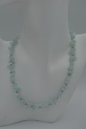 STONEAGE AKUAMARİN TAŞLI TASARIM KOLYE thumbnail 3