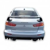 Mitsubishi Lancer 2008-2013 Evo X Spoiler Yüksek Plastik Boyalı - 3