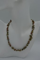 STONEAGE UNAKİT DOĞALTAŞLI KOLYE thumbnail 1