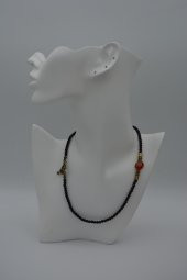 STONEAGE ONİKS HEMATİT VE AGATE TAŞLI KOLE - 5