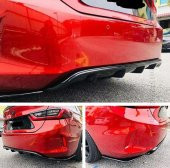 Honda City Difüzör Ve Flap Seti Pianoblack 2020+ - 2