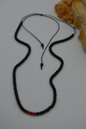 STONEAGE JEWELLERY Mercan ve Oniks Taşlı Kolye thumbnail 2