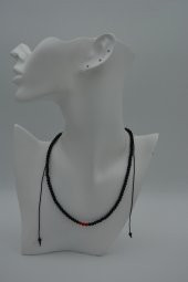 STONEAGE JEWELLERY Mercan ve Oniks Taşlı Kolye thumbnail 4