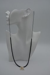 STONEAGE JEWELLERY Oniks Doğal Taşlı Metalsiz Kolye thumbnail 5