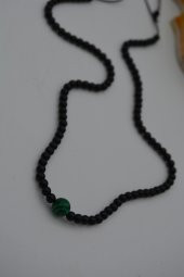STONEAGE JEWELLERY Malahit ve Oniks Kolye thumbnail 1