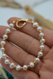 STONEAGE JEWELLERY İnci Bileklik - 1