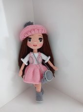 Pink Baby Amigurumi Organik Oyuncak - 1