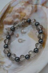 STONEAGE Hematit Taşı ve Çek Kristalli Bileklik thumbnail 2