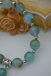 STONEAGE JEWELLERY Yeşil Akik Doğal Taşlı Bileklik - 1