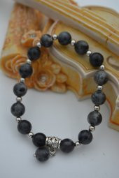 STONEAGE JEWELLERY Larvakit Doğal Taşlı Bileklik thumbnail 2