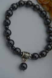 STONEAGE JEWELLERY Hematit Doğal Taşlı Bileklik - 4