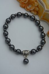 STONEAGE JEWELLERY Hematit Doğal Taşlı Bileklik - 5