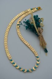 STONEAGE Hematit ve Turkuaz Taşlı Bayan Kolye thumbnail 2