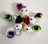 Salyangoz Anahtarlık Takımı Amigurumi Organik Oyuncak - 2