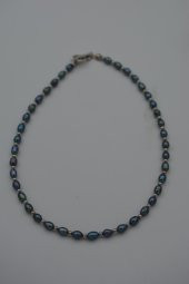 STONEAGE Siyah Arpa İnci Bayan Kolye thumbnail 3