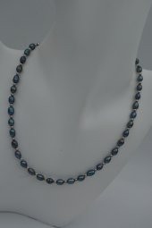 STONEAGE Siyah Arpa İnci Bayan Kolye thumbnail 6