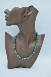 STONEAGE Afrika Turkuazı ve Siyah İnci Kolye thumbnail 2