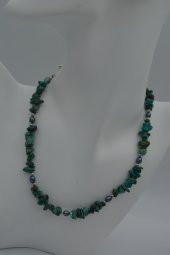 STONEAGE Afrika Turkuazı ve Siyah İnci Kolye thumbnail 6