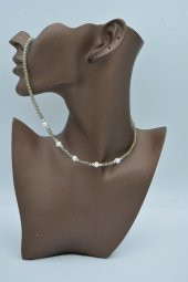 STONEAGE Kristal ve Gerçek İnci Kolye thumbnail 6