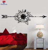 Oturma Odası, Yatak Odası Duvar Sticker Ok Çiçek Sanat Dekorasyon Yatak Odası Tasarım Çıkartmaları Benzersiz Hediyelik - 1