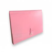 Maxx Cy-9654 Bölmeli Körüklü Dosya 13 Bölmeli - Pastel Pembe - 1