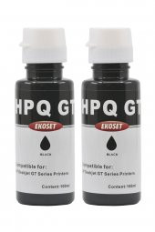 Ekoset hp Smart Tank 530 uyumlu Siyah mürekkep 100ml 2li set - 3