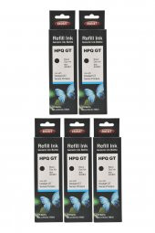 Ekoset hp smarttank 500 515 530 615 uyumlu Siyah Mürekkep 5li set - 4