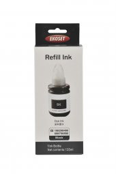 Ekoset Canon Tanklı yazıcılar için uyumlu Siyah mürekkep 135 ml GI-490 uyumlu thumbnail 4
