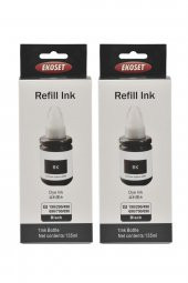 Ekoset Canon uyumlu Siyah Mürekkep 2li paket Tanklı yazıcılar için thumbnail 4