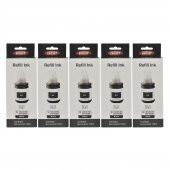 Ekoset Canon G1400 G1410 uyumlu Siyah Mürekkep 135ml 5li set thumbnail 2