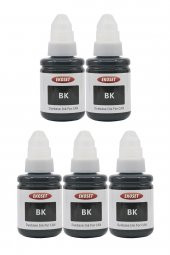 Ekoset Canon G1400 G1410 uyumlu Siyah Mürekkep 135ml 5li set thumbnail 3