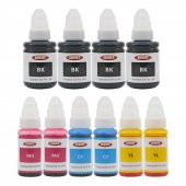 Ekoset Canon G4400 G4410 G4411 uyumlu Renkli Mürekkep 10 adet thumbnail 1