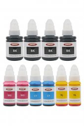 Ekoset Canon G2400 G2410 G2411 G2415 uyumlu Renkli Mürekkep 10 adet thumbnail 3