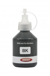 Ekoset Brother Tanklı yazıcılar için uyumlu Siyah mürekkep 100 ml - 1