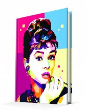 Deffter Audrey Hepburn  96 Yaprak Çizgili Sert Kapak Defter - 2