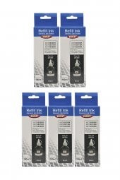 Ekoset Brother MFC T800w T810 uyumlu Siyah Mürekkep 100ml 5 adet thumbnail 4