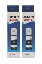Ekoset Epson L3150 Siyah Muadil Mürekkep 2li set 70ml 103 serisi thumbnail 4