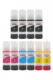 Ekoset Epson 103 L3151 L3156 Uyumlu Muadil Mürekkep 70ml 10 adet - 3