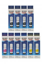 Ekoset Epson 103 L3151 L3156 Uyumlu Muadil Mürekkep 70ml 10 adet - 4