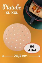 Pisirme Kagidi 50 adet Yuvarlak Delikli Airfryer Yagli Kagit Xiaomi Philips Tüm Markalara Uyumlu - 1