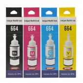 Ekoset Epson L382 L386 L455 L486 L550 L565 4 renk Muadil Mürekkep thumbnail 2