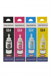 Ekoset Epson L382 L386 L455 L486 L550 L565 4 renk Muadil Mürekkep thumbnail 4