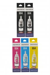 Ekoset Epson L300 L310 L355 Renkli Muadil Mürekkep 70ml 5 Adet - 4