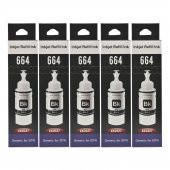 Ekoset Epson L1300 L3050 Siyah Muadil Mürekkep 70ml 5 adet - 2