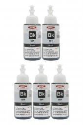 Ekoset Epson L1300 L3050 Siyah Muadil Mürekkep 70ml 5 adet - 3