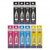 Ekoset Epson L1300 L3050 Renkli Muadil Mürekkep 70ml 10 Adet thumbnail 2