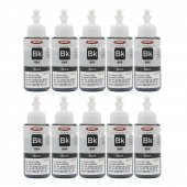 Ekoset Epson L100 L110 L130 Siyah Muadil Mürekkep 70ml 10 adet thumbnail 1