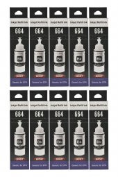 Ekoset Epson L300 L310 L355 Siyah Muadil Mürekkep 70ml 10 adet thumbnail 4