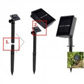 6M İpli Solar Güneş Enerjili Bahçe Işığı 30 Led Ampullü - 4