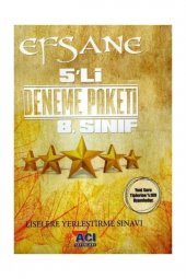Açı Yayınları 8.Sınıf Efsane  5 Li Deneme - 1